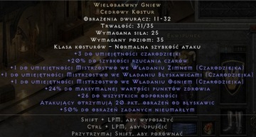 Wielobarwny gniew Diablo 2 Resurrected NON LADDER 