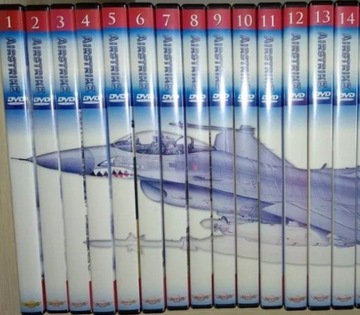 Filmy DVD AVIATOR Samoloty Świata AIRSTRIKE 1-14