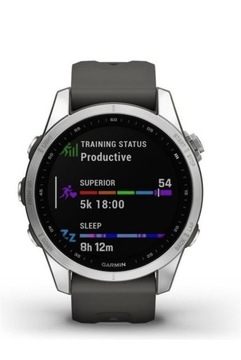 Garmin Uniseks Fenix 7s Smartwatch Grafitowy