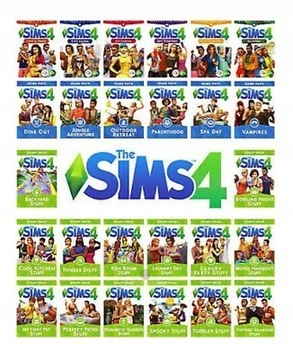 The Sims 4|Licealne lata|Wszystkie dodatki