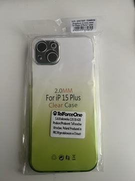 Nakładka Gradient 2mm iPhone 15 plus 6,7 zielona