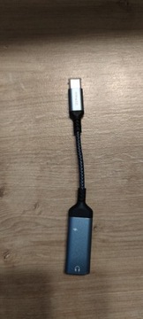 Adapter przejściówka z USB C na Słuchawki 