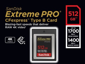 Karta pamięci SANDISK Extreme PRO CFexpress Card T