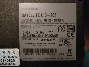 Toshiba Satellite L10-202