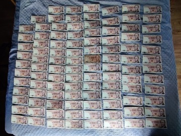 Stare banknoty 100 złoty PRL 