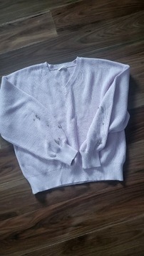 SWETER CIEPŁY ORSAY - FIOLETOWY R. XXL