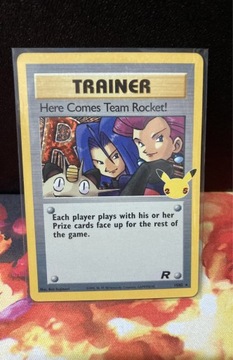 Pokemon TCG Celebrations Here Comes Team Rocket!