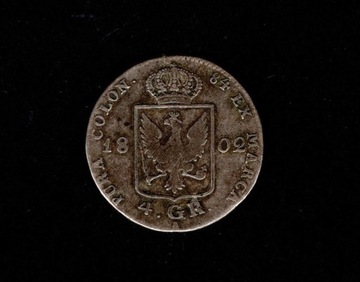 4 grosze 1802 A Prusy