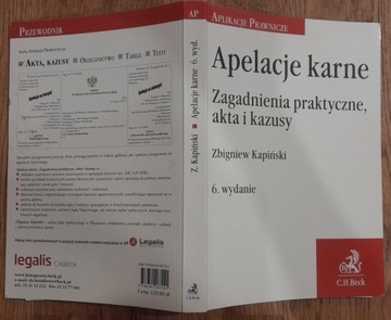 Apelacje karne Zbigniew Kapiński 6 wydanie prawo