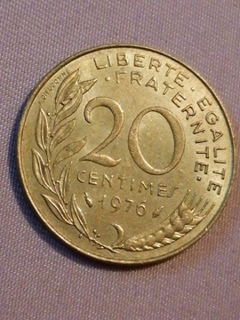 20 centimes 1976 (Piękna) 