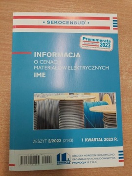 Sekocenbud Materiały Elektryczne IME 1kw 2023