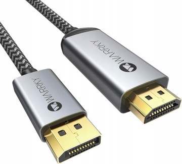 Port 4K DisplayPort na kabel HDMI, WARRKY 1m