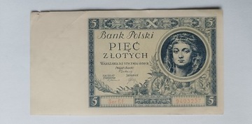 Banknot 5 złotych 1930