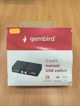 Gembird switch przełącznik  USB 2-port