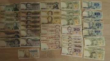 Kolekcja banknotów prl 