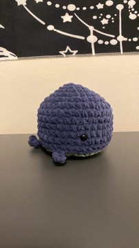 Maskotka Pluszak wieloryb Amigurumi Handmade