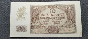 Banknot 10 zł z 1940r 