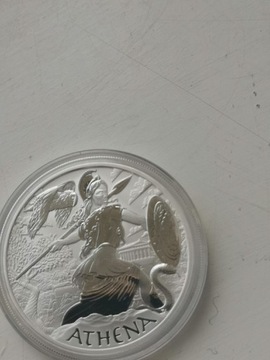 Srebna moneta Atena, 1 oz, 2022 r. 