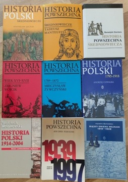 Historia zestaw książek 