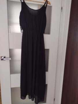 Sukienka damska szyfonowa czarna rozm. S/M 