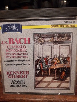 Cd J.S.Bach Koncerty klawesyn K.Gilbert