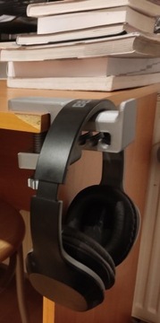 Biurkowy wieszak na słuchawki, przykręcany DRUK 3D