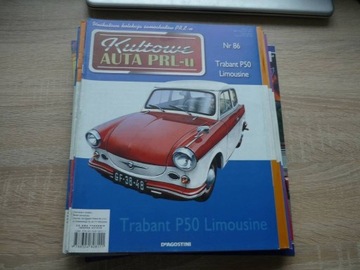 TRABANT P50 L KULTOWE AUTA PRL-u NR 86 GAZETKA