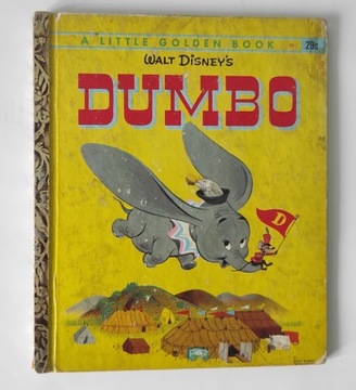 Dumbo, Disney, Golden Book, 1947r 
