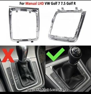 Ramka Dźwigni Zmiany Biegów Volkswagen Golf 7 VII 