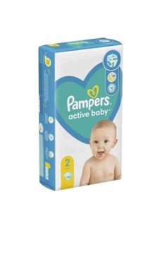 Pampers Active Baby rozmiar 2 4-8 kg 66 szt.