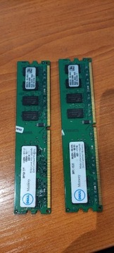 Pamięć Dell DDR2.Model: SNPYG410C/2G.