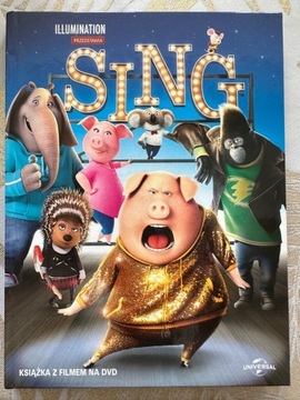 Książka z filmem DVD SING
