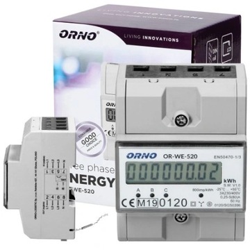 Licznik 3-fazowy Orno OR-WE-520