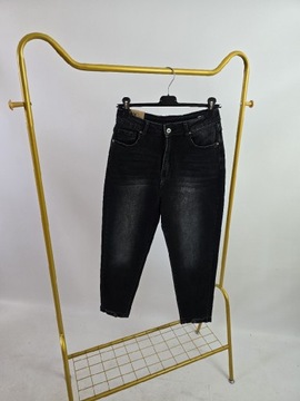 Spodnie czarne jeansowe Carrot rozmiar XL Water Jeans 