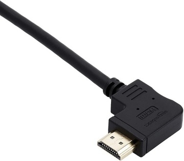 Kabel HDMI, 90 cm, kąt 270 °, wysoka prędkość 1,4b