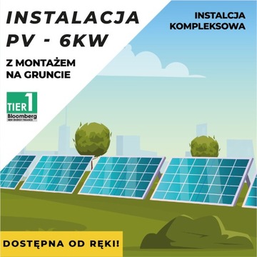 6kW fotowoltaika na grunt! Twój dom zyska moc!