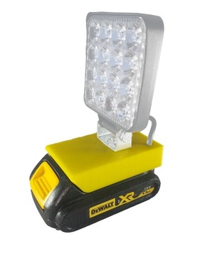 ADAPTER MOCOWANIE do HALOGENU LED do DEWALT XR 18V