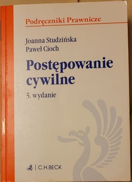 Postępowanie cywilne - J. Studzińska P Cioch 