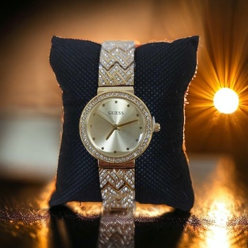 Złoty damski zegarek Guess