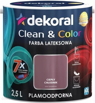 Dekoral Clean & Color ciepły chłodnik 2,5l %