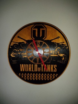 Zegar World of tanks duży 