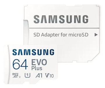 SAMSUNG EVO Plus 64GB Karta pamięci microSDXC