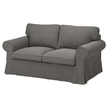 Szara Sofa EKTORP IKEA 2 osobowa bardzo dobry stan