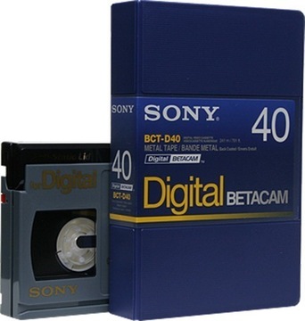Studyjna kaseta Sony Digital Betacam BCT-D40 40min