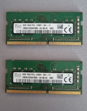 2 x 8GB DDR4 (16GB) -Hynix- pamięć RAM do laptopa