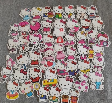 Naklejki Hello Kitty 50 sztuk 