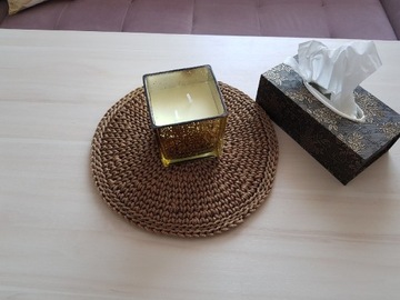 Podkładka na ławę,  stół stare złoto