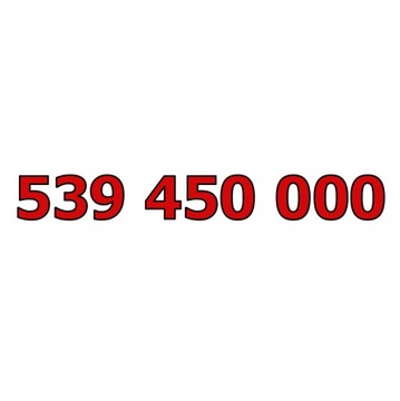 539 450 000 ZŁOTY NUMER Starter T-Mobile / F-a