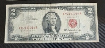  banknot dwa dolary z 1963r.
