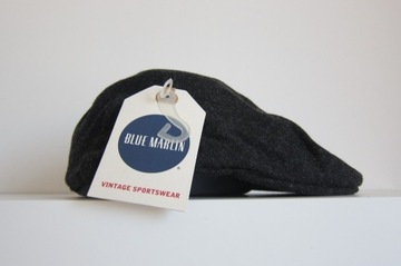 BLUE MARLIN czapka beretka 57cm VINTAGE